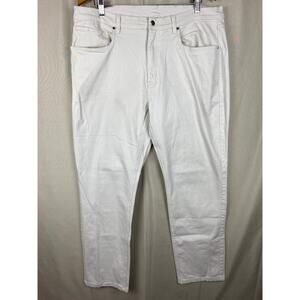 FootJoy Cotton Twill 5-Pocket Golf Pants - Stone Men’s sz 38 x 32 (inseam 28)